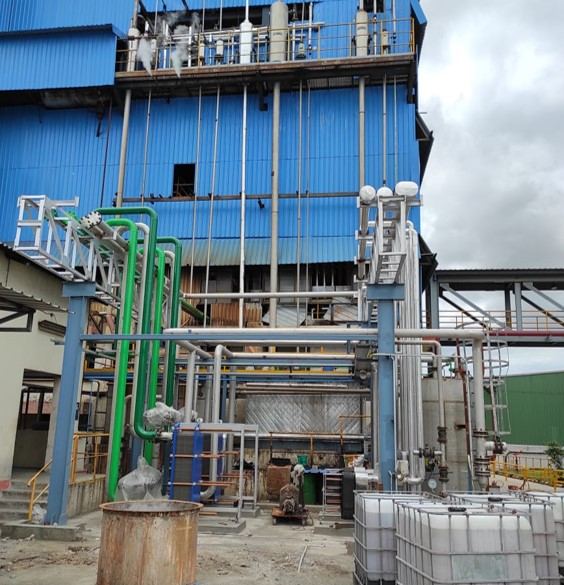 Boiler house and process piping